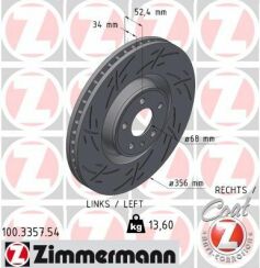 Гальмiвнi диски BLACK Z лiвий