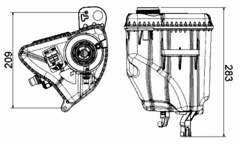 Бачок расширительный BMW 5 (F10, F18) 2.0/3.0d/3.0i 10-/7 (F01, F02, F03, F04) 3.0d/3.0i 08-