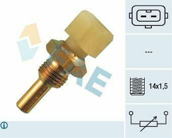 Датчик температури охолоджуючої рідини MB Vario OM904 96- (2конт.) (білий)