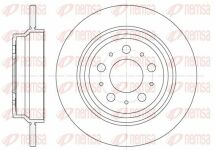 Гальмівний диск зад. VOLVO S60/S80 V70/XC70