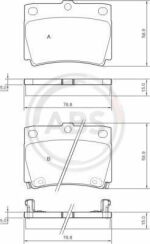 Тормозные колодки Pajero/Pajero Sport 90-15 1.8-3.0