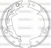 Тормозные колодки зад. Accent/Cerato/Rio 1.4-1.6 05-21
