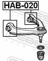 Сайлентблок переднего рычага (верх) Honda CR-V 95-02