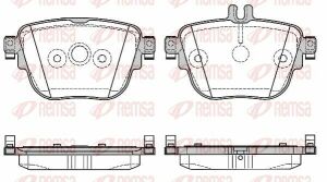 К-кт тормозных колодок задние w213