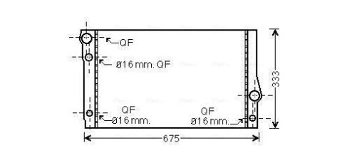 Радиатор охлаждения 5 F10,7 F01 3.0