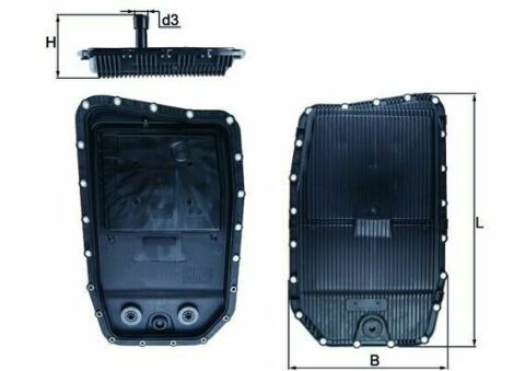 Фільтр АКПП BMW 3 (E90-E92)/ 5 (E60-E61)/ 7 (E65-E67)/ X5 (E70) 01- (з піддоном в зборі)