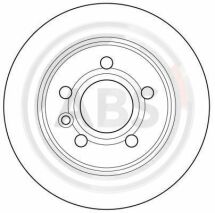 Гальмівний диск задн. Galaxy/Sharan (95-10)