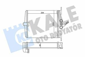 KALE DB Радиатор отопления S-Class W140