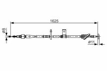 Трос ручного гальма правий Grand Vitara 98- SUZUKI Трос ручного гальма правий Grand Vitara 98- SUZUKI