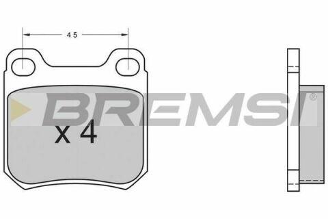 Тормозные колодки зад. Opel Vectra B/Omega B 94-03 (ATE)