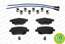Комплект гальмівних колодок з 4 шт. дискові