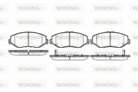 Гальмівні колодки пер. Civic/CR-V 05-