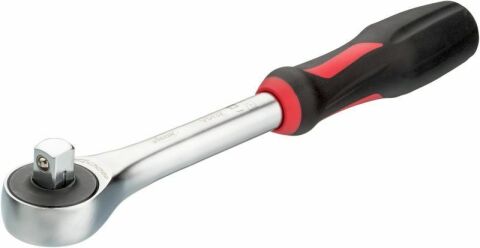 Тріскачка 1/2" ротаційна 72 зубця 288 мм з поворотною ручкою на 360°