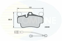Комплект тормозных колодок, дисковый тормоз Комплект тормозных колодок, дисковый тормоз