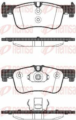 Колодки тормозные передние 1 f20,2 f22,3 f30,4 f32,33 12-