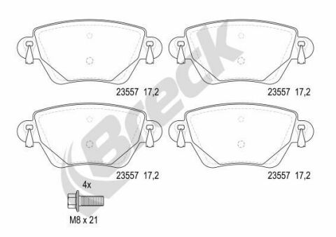 Колодки гальмівні (задні) Renault Kangoo 4x4 01- (Bosch) Колодки гальмівні (задні) Renault Kangoo 4x4 01- (Bosch)