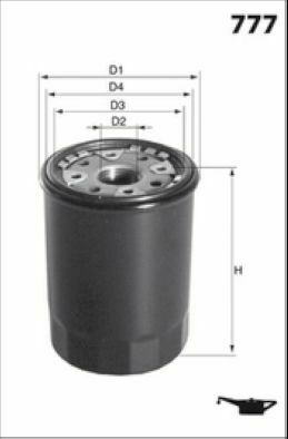 ELH4275 Фильтр масла ( аналог WL7307/OC299)