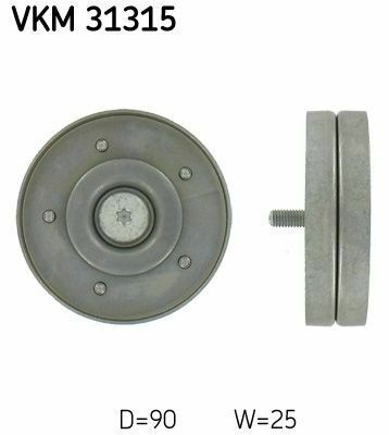 Ролик генератора Audi A4/A5/A6/Q5/VW Amarok/Multivan V/T5 1.8-2.0 07- (паразитний) (90x25) Ролик генератора Audi A4/A5/A6/Q5/VW Amarok/Multivan V/T5 1.8-2.0 07- (паразитний) (90x25)