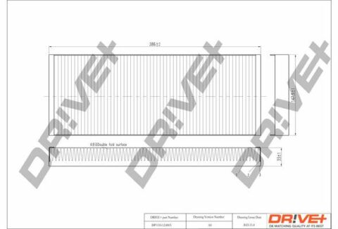 DP1110.12.0003 Drive+ - Фильтр салона