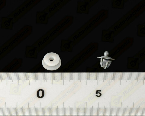 Кліпса кріплення обшивки (сіро/білі) фіксатор куточка лобового скла