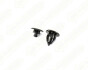 Клипса крепления обшивки (черная, двойная, под защёлку, маленькая) карты двери, фото 3 - интернет-магазин Auto-Mechanic