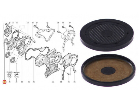 Заглушка ГБЦ Renault/Opel 1.9-2.5 (63.2x6) (для распределительного вала)