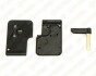 Корпус ключ карти на 3 кнопки (з ключем, розбірний), фото 1 - інтерент-магазин Auto-Mechanic