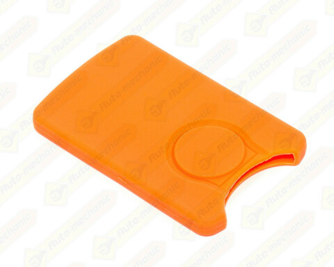 Силиконовый чехол на ключ-карту (оранжевый), на 4 кнопки