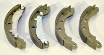 Барабанні гальмівні колодки (задні) d=228x42mm Renault Kangoo + Nissan Kubistar 97->08 збільшене корисне навантаження