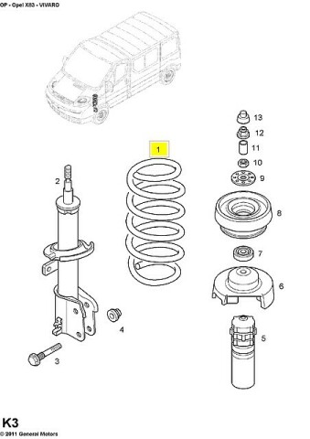 Пружина передняя (d=16.00mm, h=360mm)