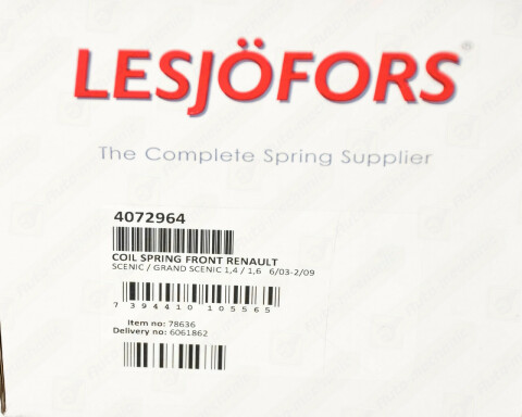 Пружина (передня) Renault Scenic II 1.4/1.6/1.6 16V 03-08/Grand Scenic II 1.6 04-08 (вен)