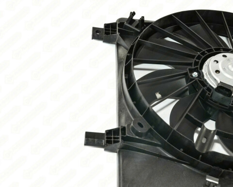 Вентилятор радіатора охолодження двигуна (основний + дифузор)