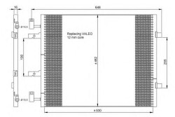 Радіатор кондиціонера Ford Transit 2.2-3.2TDCI 06-14