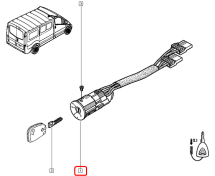 Замок запалювання (індивідуально під VIN)