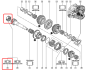 Подшипник КПП (25x62x18.25) Renault PF1, PK1, PK5, PK6, PK9, фото 4 - интернет-магазин Auto-Mechanic