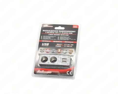 Разветвитель (2 входа + 2 х USB)