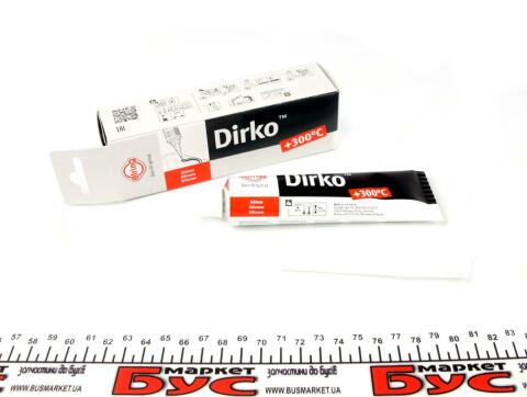 Герметик Dirko (-60°C +300°C) 70мл (черный) (заменено 006.553)
