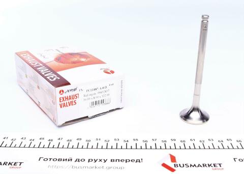 Клапан (випуск) Fiat Ducato 2.8HDI 98- (36x8x122) (вальцювання)