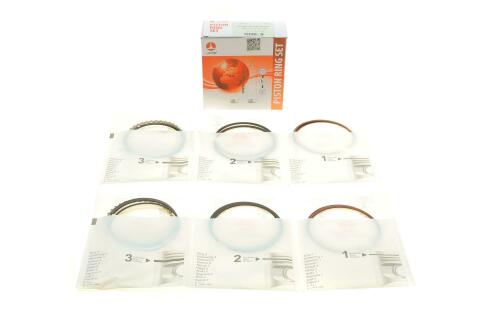 Кільця поршневі Daewoo Lanos 1.5 8V 90- (+0,25/76,75mm) (1.5x1.5x3.0) (к-кт 4 циліндра) Кільця поршневі Daewoo Lanos 1.5 8V 90- (+0,25/76,75mm) (1.5x1.5x3.0) (к-кт 4 циліндра)