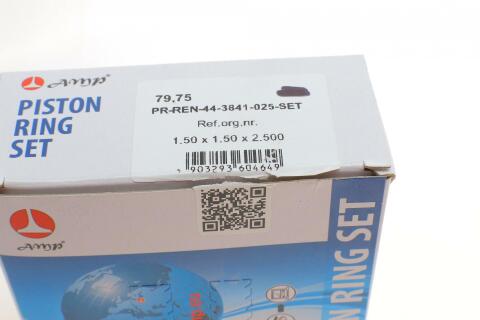 Кільця поршневі Renault Kangoo 1.6 16V 01- (+0,25/79,75mm) (1.5x1.5x2.5) Кільця поршневі Renault Kangoo 1.6 16V 01- (+0,25/79,75mm) (1.5x1.5x2.5)