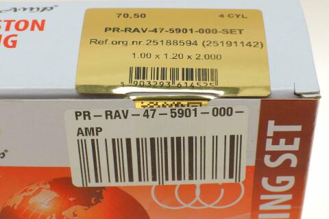 Кільця поршневі Ravon R2 1.2 16- (70.50mm/STD) (1.0x1.2x2.0) Кільця поршневі Ravon R2 1.2 16- (70.50mm/STD) (1.0x1.2x2.0)
