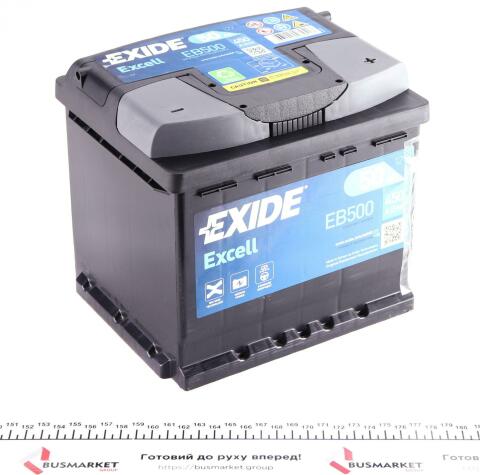 Аккумуляторная батарея 50Ah/450A (207x175x190/+R/B13) Excell