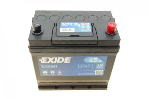 Аккумуляторная батарея 45Ah/330A (220x135x225/+R/B1) Excell Азия