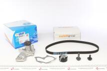 Комплект ГРМ + насос Ford C-Max/Fiesta/Focus/Mondeo 1.25/1.4/1.6 05-/Volvo 1.6 07-12 (117x22)(PA990)