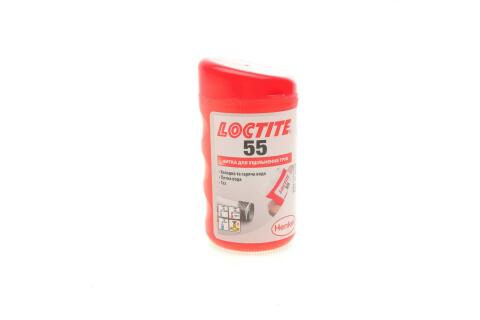LOCTITE 55, 48x160M Нитка поліамідна для металів і пластиків, для водо- і газопроводів, для різьби до 4 "