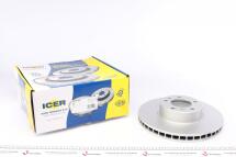 Диск тормозной (передний) BMW 5 (E39) 95-04 (324x30) (с покрытием) (вентилированный)