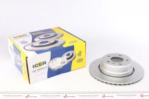 Диск гальмівний (задній) BMW X5 (E53) 4.4i/4.6is/4.8is 00-06 (324x19.8) (з покриттям) (вентильований)