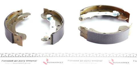 Колодки гальмівні (задні) Renault Clio III 05-/Nissan Note/Tiida 07- (барабанні) (203x38)