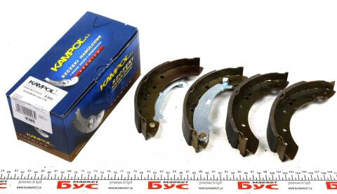 Колодки тормозные (задние) Smart ForFour 04-06/Mitsubishi Colt 04-12 (барабанные) (203x38)