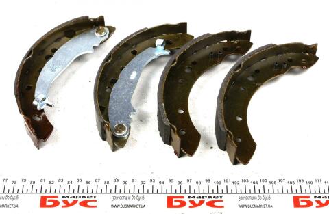 Колодки тормозные (задние) Smart ForFour 04-06/Mitsubishi Colt 04-12 (барабанные) (203x38)